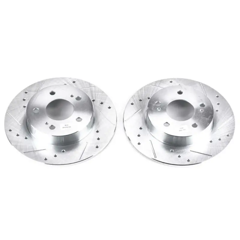 Power Stop 96-01 Infiniti I30 Rear Evolution Drilled & Slotted Rotors - Pair 1