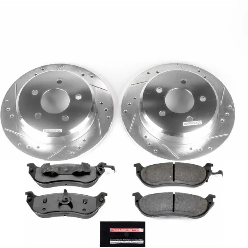 Power Stop 96-02 Ford Crown Victoria Rear Z36 Truck & Tow Brake Kit 1