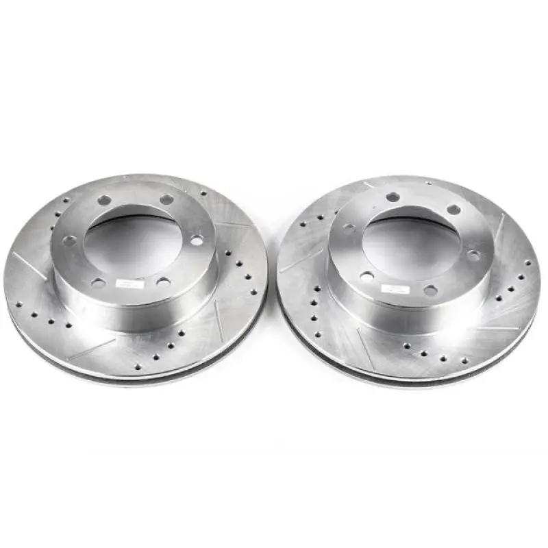 Power Stop 96-02 Toyota 4Runner Front Evolution Drilled & Slotted Rotors - Pair 1