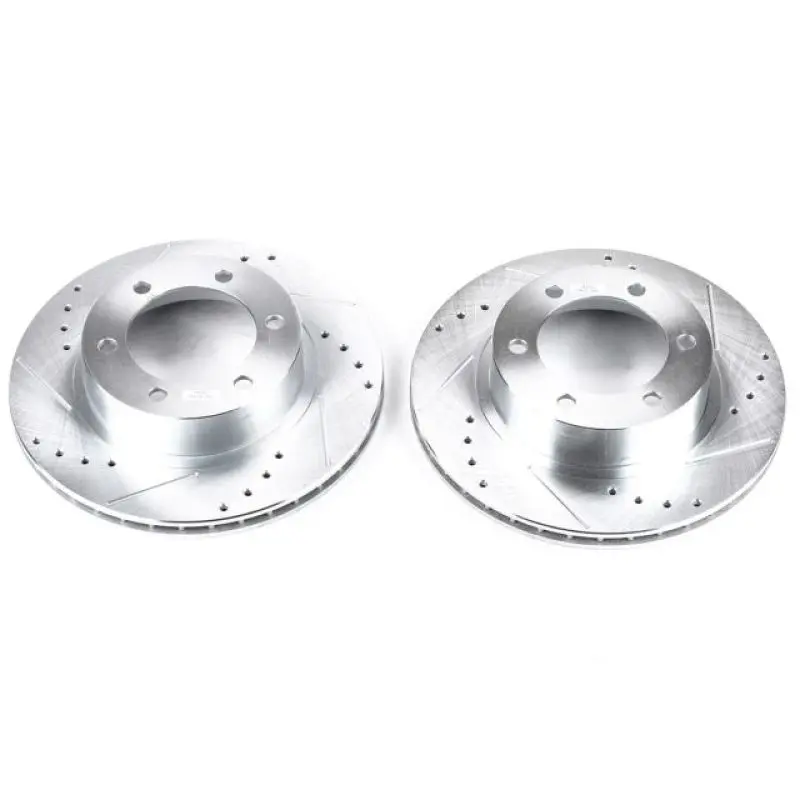 Power Stop 96-02 Toyota 4Runner Front Evolution Drilled & Slotted Rotors - Pair 1