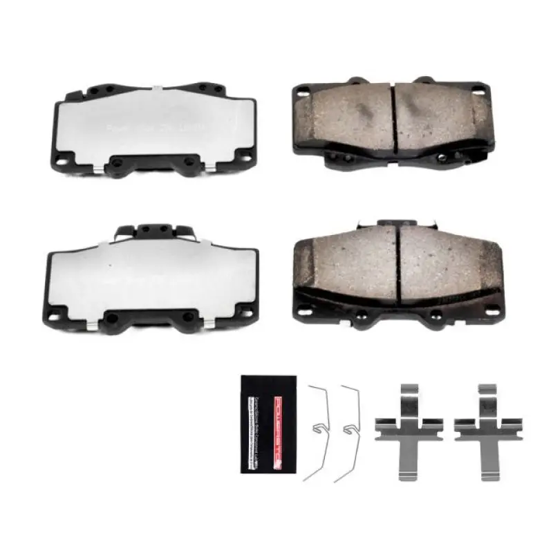 Power Stop 96-02 Toyota 4Runner Front Z36 Truck & Tow Brake Pads W/Hardware 1