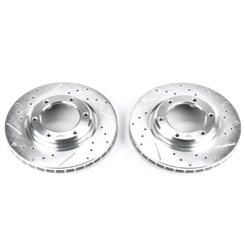 Power Stop 96-97 Lexus Lx450 Front Evolution Drilled & Slotted Rotors - Pair 1