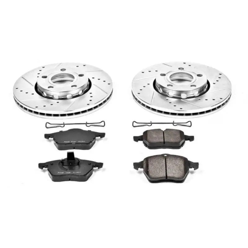 Power Stop 96-98 Audi A4 Front Z23 Evolution Sport Brake Kit 1
