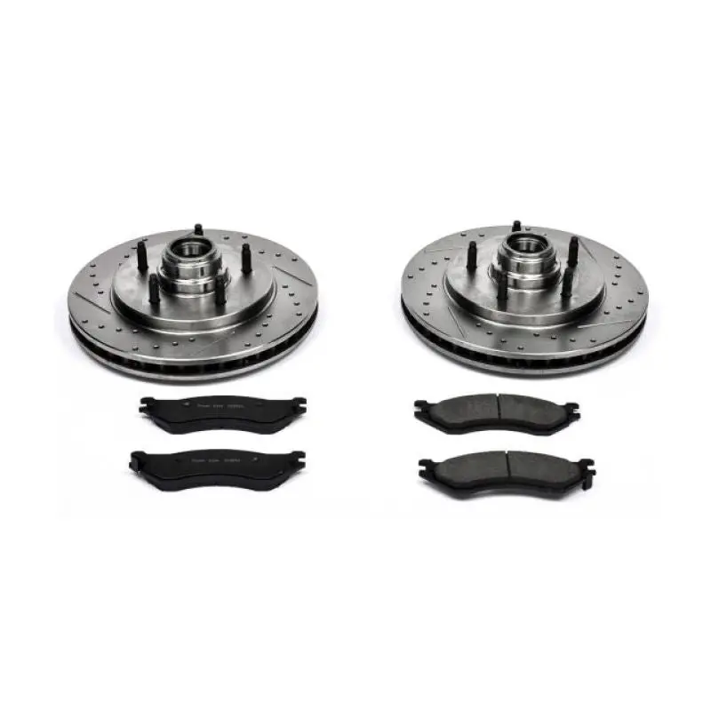 Power Stop 97-00 Ford Expedition Front Z23 Evolution Sport Brake Kit 1
