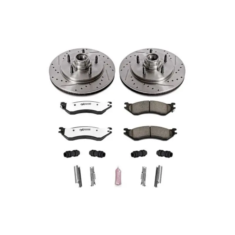 Power Stop 97-00 Ford Expedition Front Z36 Truck & Tow Brake Kit 1