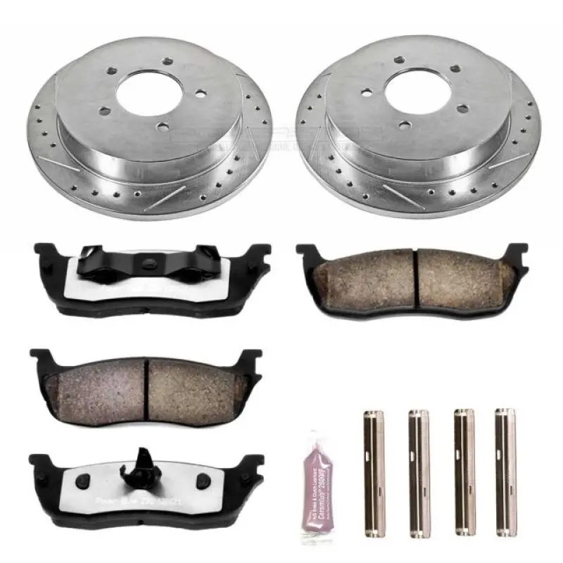 Power Stop 97-00 Ford Expedition Rear Z36 Truck & Tow Brake Kit 1