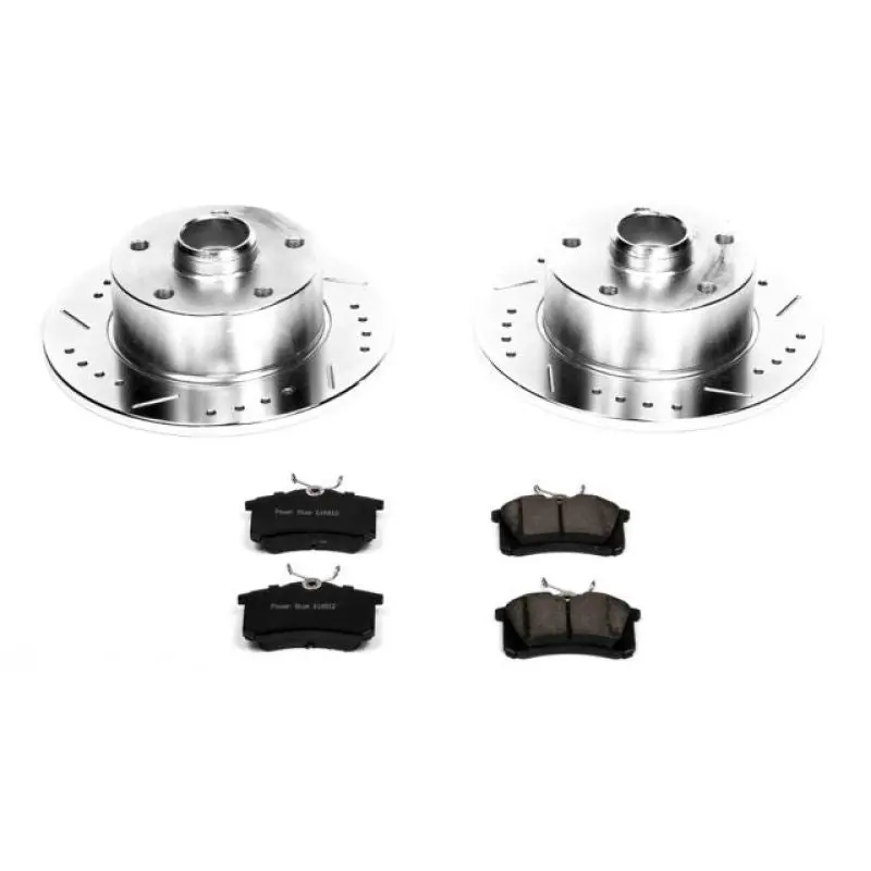 Power Stop 97-01 Audi A4 Rear Z23 Evolution Sport Brake Kit 1
