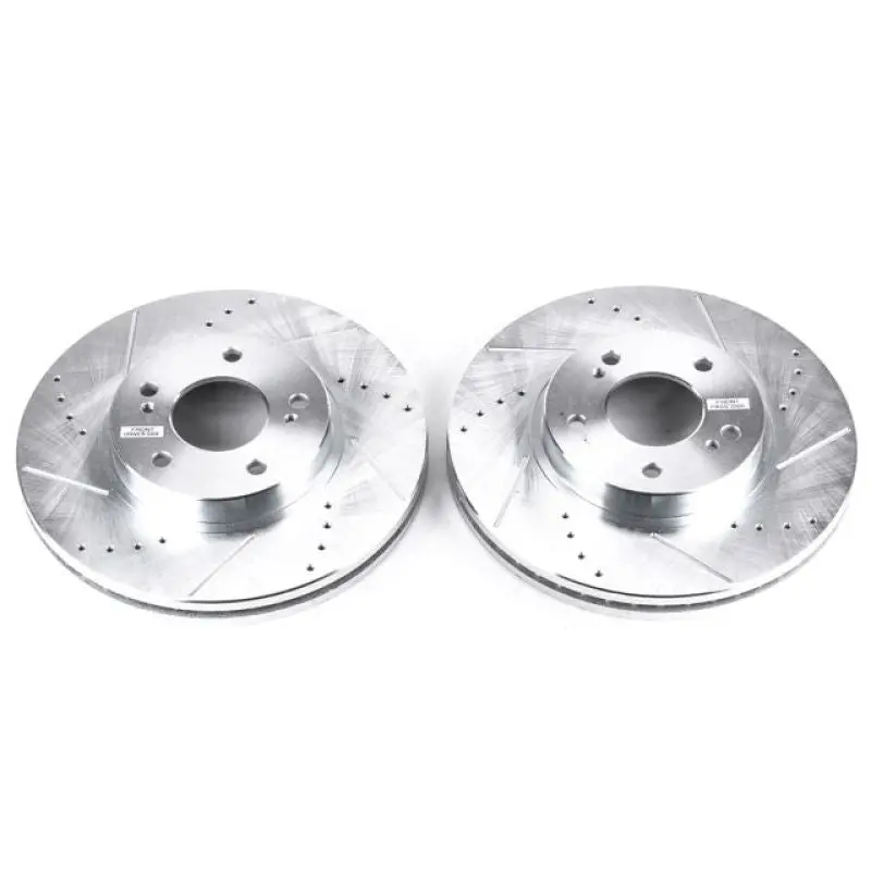 Power Stop 97-01 Infiniti Q45 Front Evolution Drilled & Slotted Rotors - Pair 1