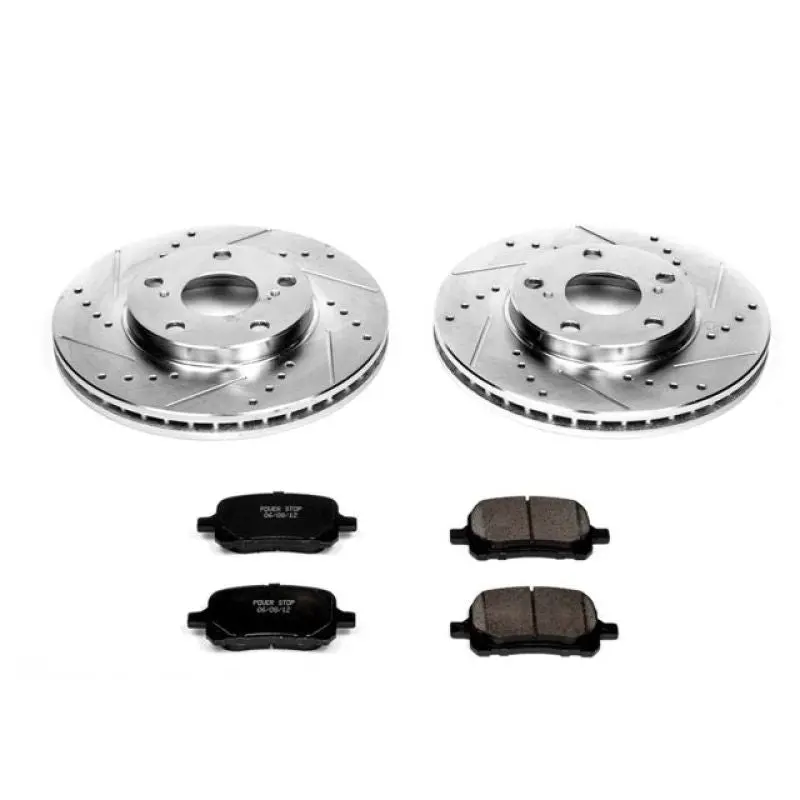 Power Stop 97-01 Lexus Es300 Front Z23 Evolution Sport Brake Kit 1