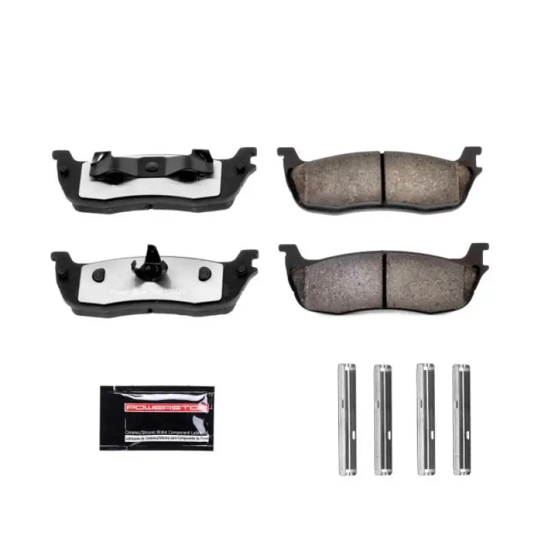 Power Stop 97-02 Ford Expedition Rear Z36 Truck & Tow Brake Pads W/Hardware 1