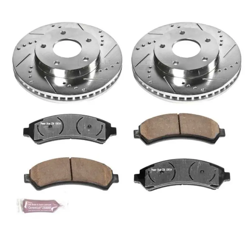 Power Stop 97-05 Chevrolet Blazer Front Z36 Truck & Tow Brake Kit 1