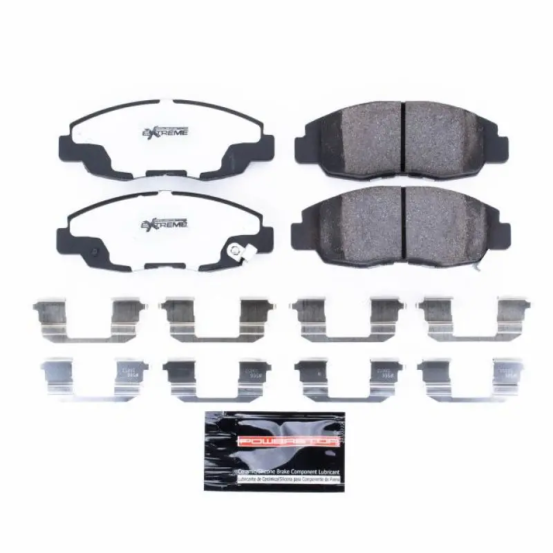 Power Stop 97-99 Acura Cl Front Z26 Extreme Street Brake Pads W/Hardware 1