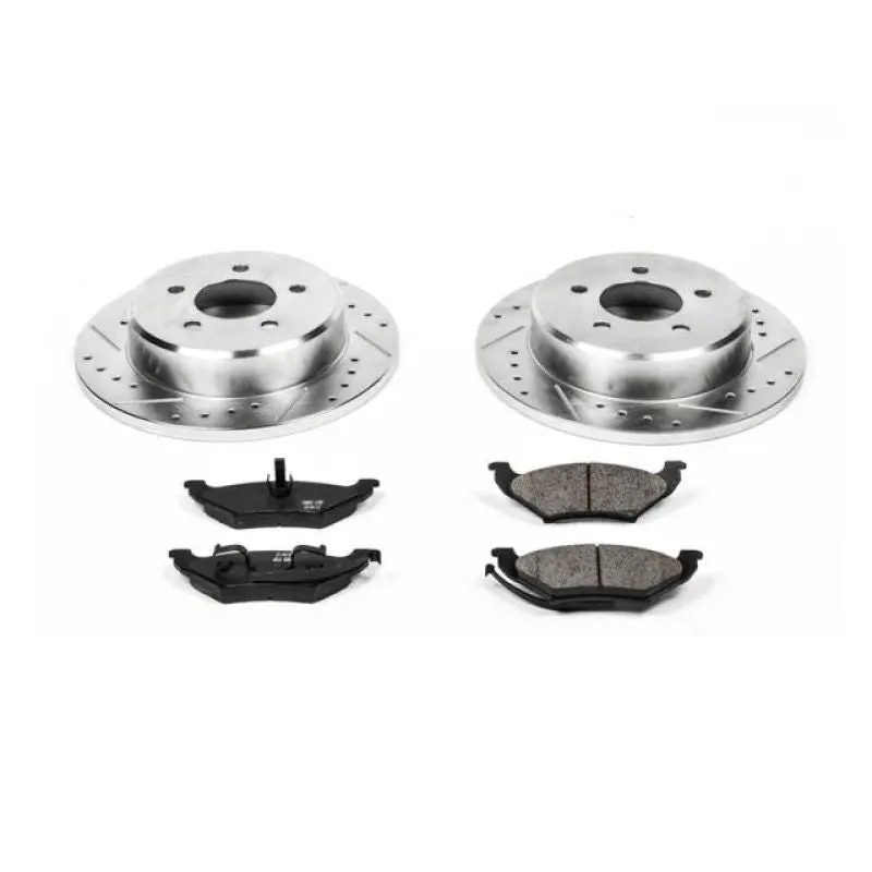 Power Stop 97-99 Chrysler Town & Country Rear Z23 Evolution Sport Brake Kit 1