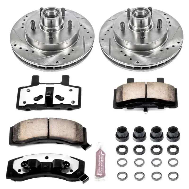 Power Stop 98-00 Chevrolet Tahoe Front Z36 Truck & Tow Brake Kit 1