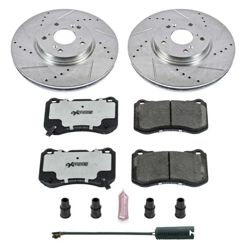 Power Stop 98-02 Bmw Z3 Rear Z26 Street Warrior Brake Kit 1