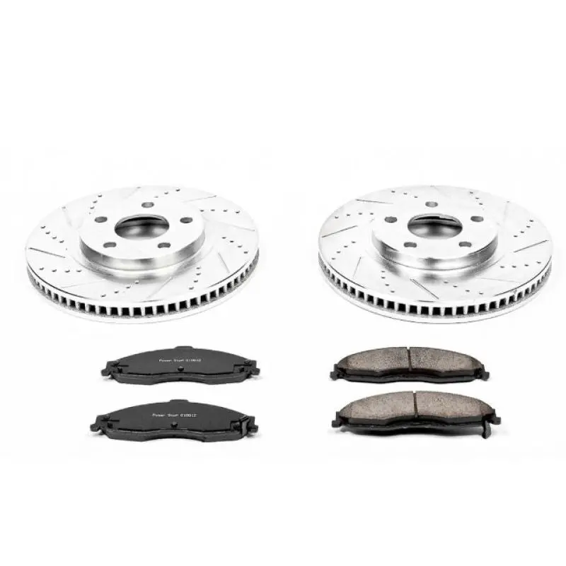 Power Stop 98-02 Chevrolet Camaro Front Z23 Evolution Sport Brake Kit 1