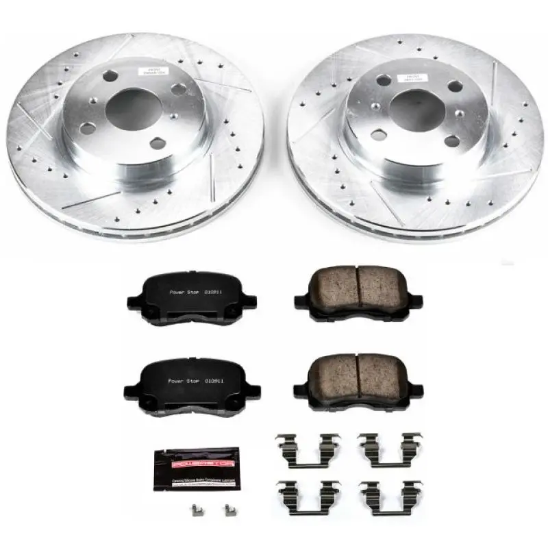 Power Stop 98-02 Chevrolet Prizm Front Z23 Evolution Sport Brake Kit 1