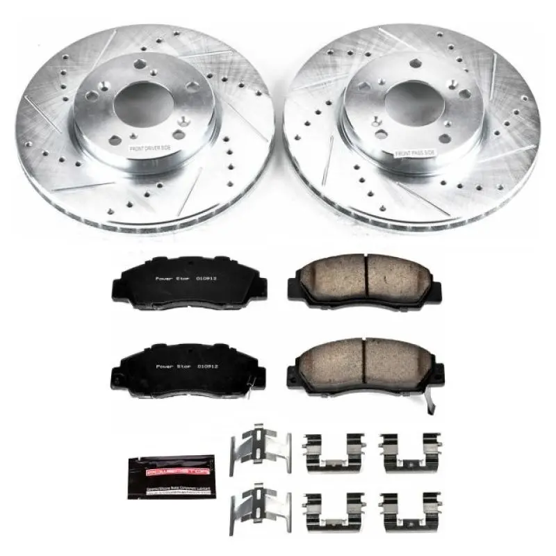 Power Stop 98-02 Honda Accord Front Z23 Evolution Sport Brake Kit 1