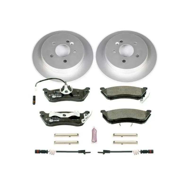 Power Stop 98-03 Mercedes-Benz Ml320 Rear Euro-Stop Brake Kit 1