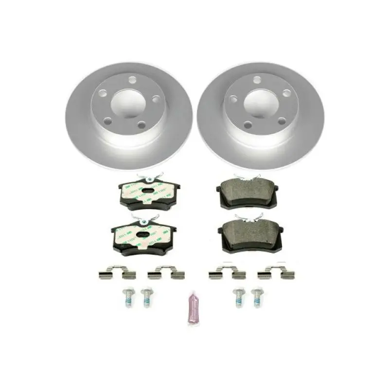 Power Stop 98-04 Audi A6 Quattro Rear Euro-Stop Brake Kit 1