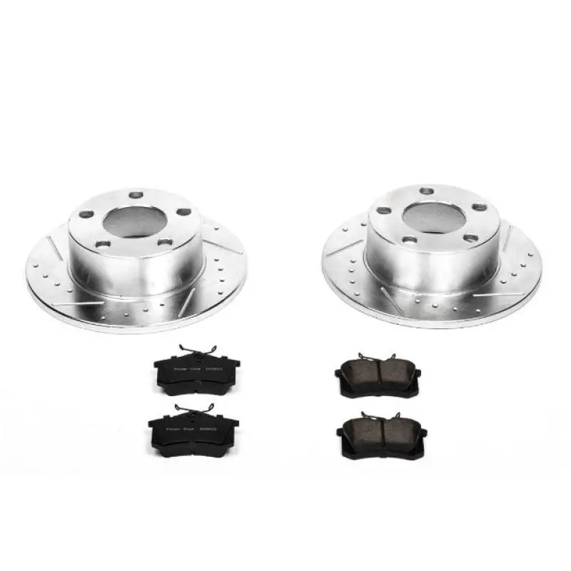 Power Stop 98-04 Audi A6 Rear Z23 Evolution Sport Brake Kit 1