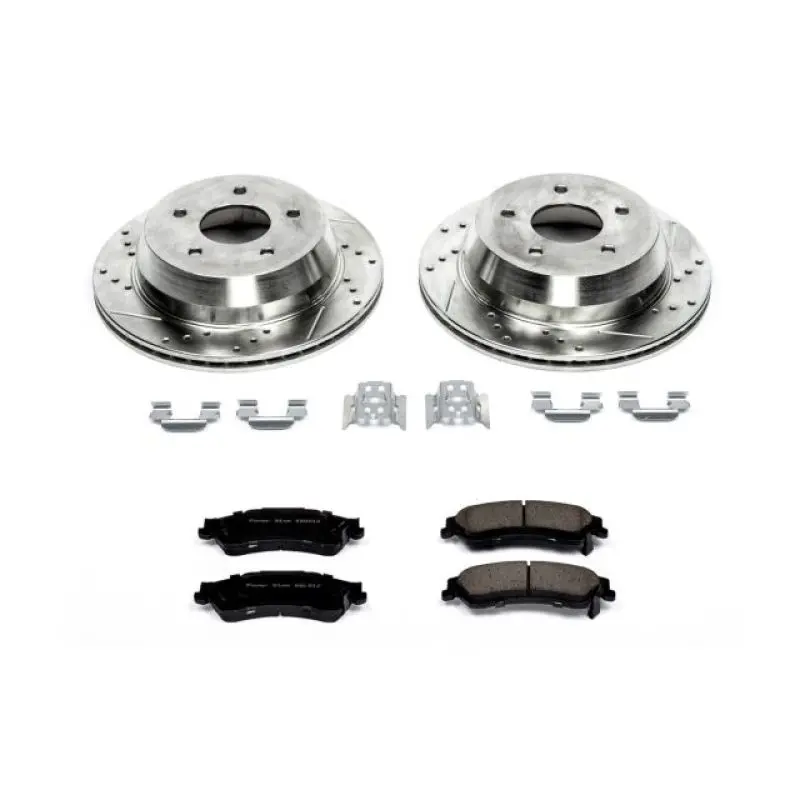 Power Stop 98-05 Chevrolet Blazer Rear Z23 Evolution Sport Brake Kit 1