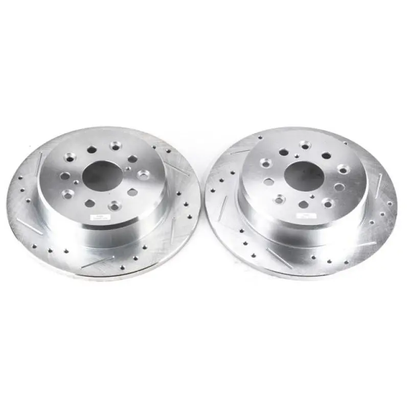 Power Stop 98-05 Lexus Gs300 Rear Evolution Drilled & Slotted Rotors - Pair 1