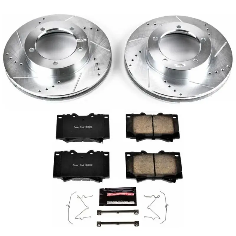 Power Stop 98-07 Lexus Lx470 Front Z23 Evolution Sport Brake Kit 1