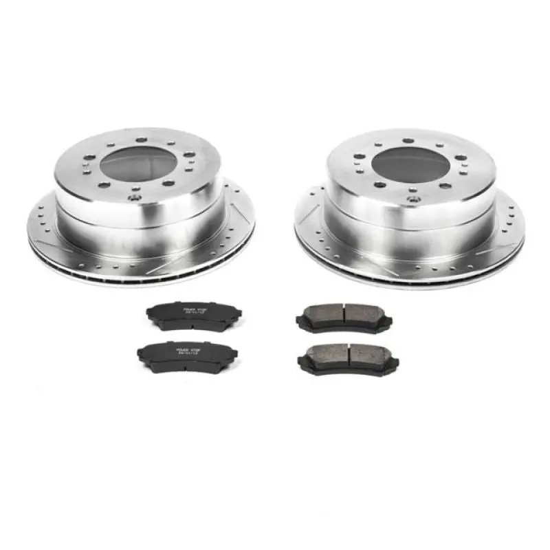 Power Stop 98-07 Lexus Lx470 Rear Z23 Evolution Sport Brake Kit 1
