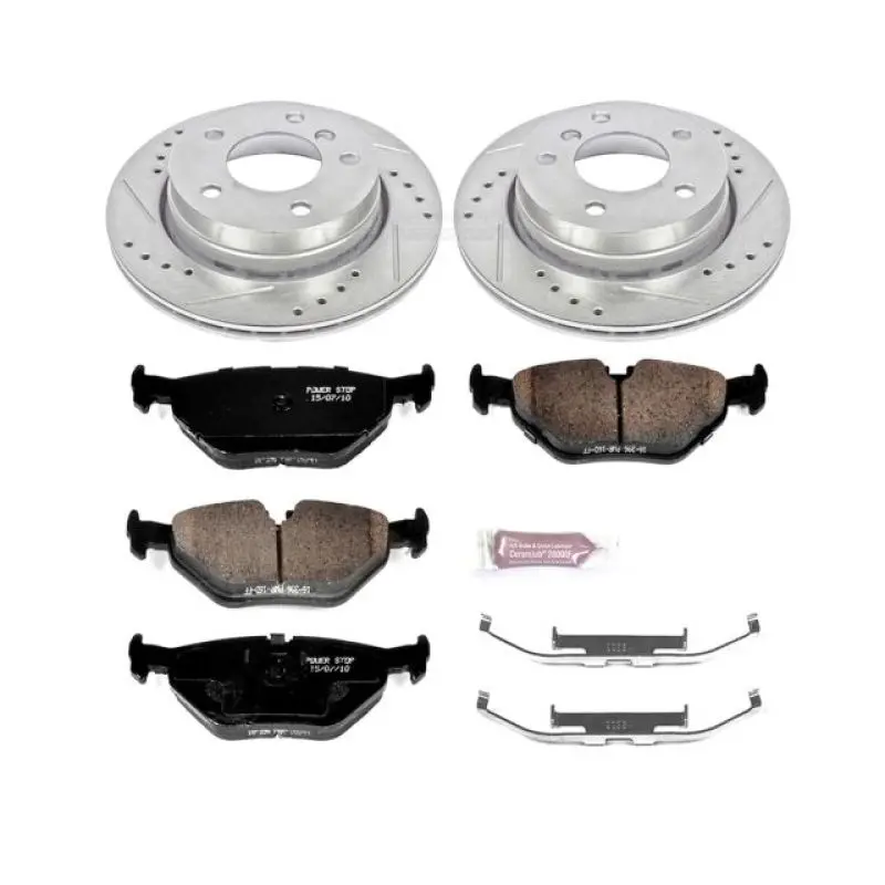 Power Stop 98-99 Bmw 323I Rear Z23 Evolution Sport Brake Kit 1
