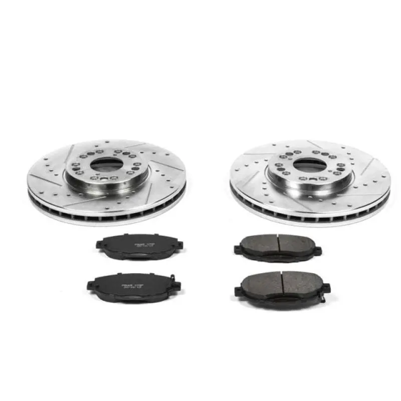 Power Stop 99-00 Lexus Sc300 Front Z23 Evolution Sport Brake Kit 1