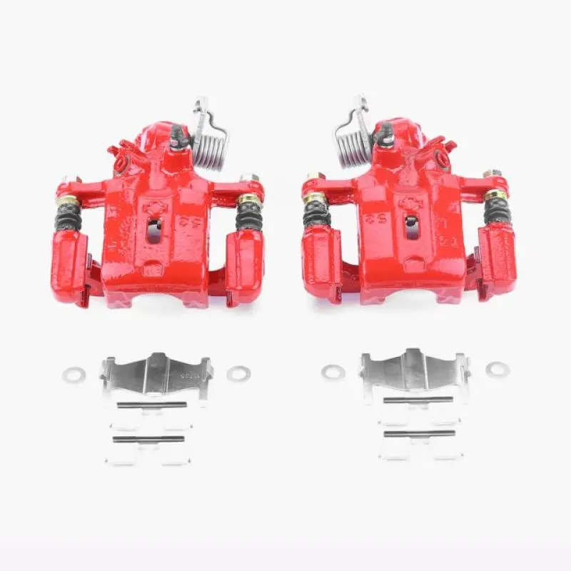 Power Stop 99-01 Infiniti G20 Rear Red Calipers W/Brackets - Pair 1