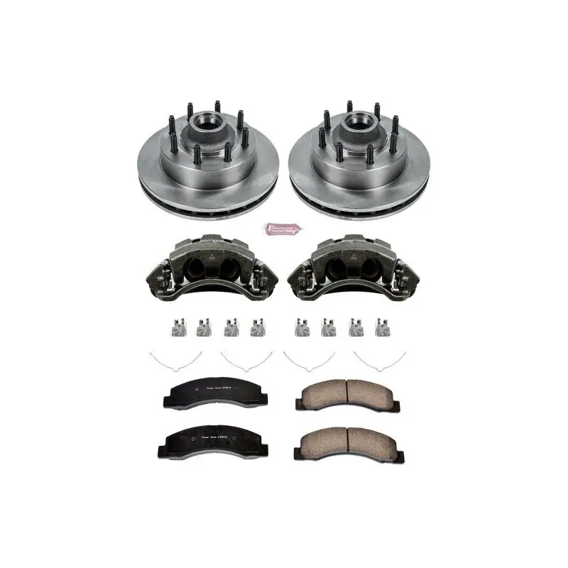 Power Stop 99-02 Ford F-350 Super Duty Front Autospecialty Kit W/Cals 1