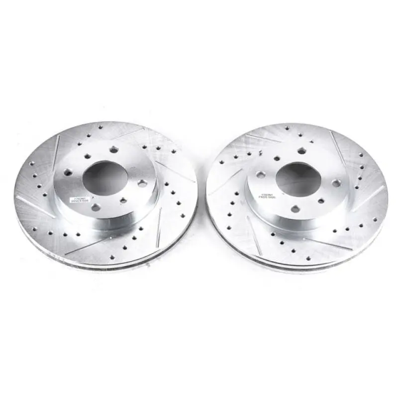 Power Stop 99-02 Infiniti G20 Front Evolution Drilled & Slotted Rotors - Pair 1