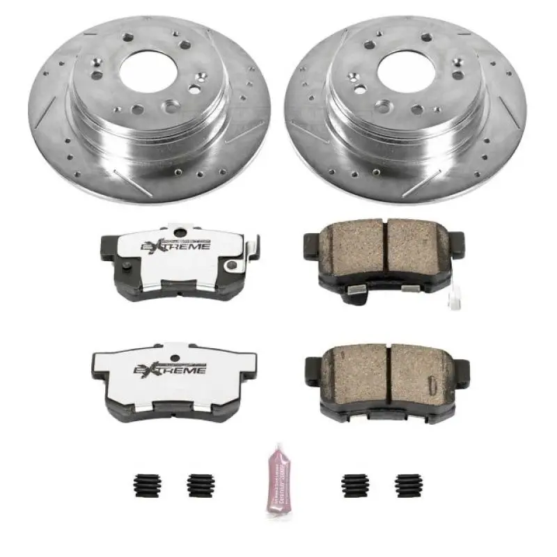 Power Stop 99-03 Acura Tl Rear Z26 Street Warrior Brake Kit 1