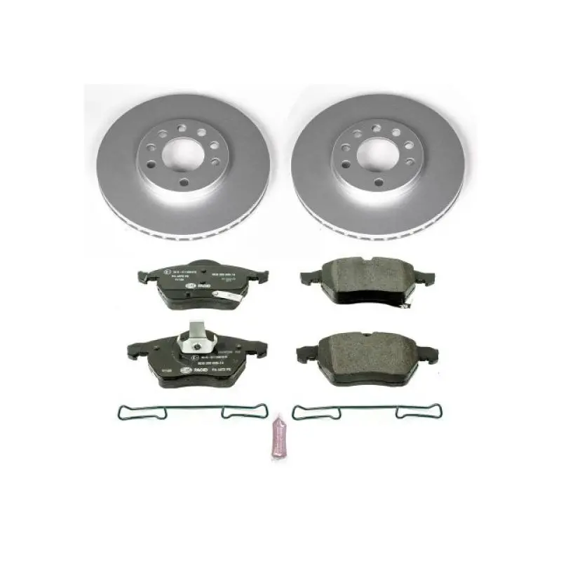 Power Stop 99-03 Saab 9-3 Front Euro-Stop Brake Kit 1