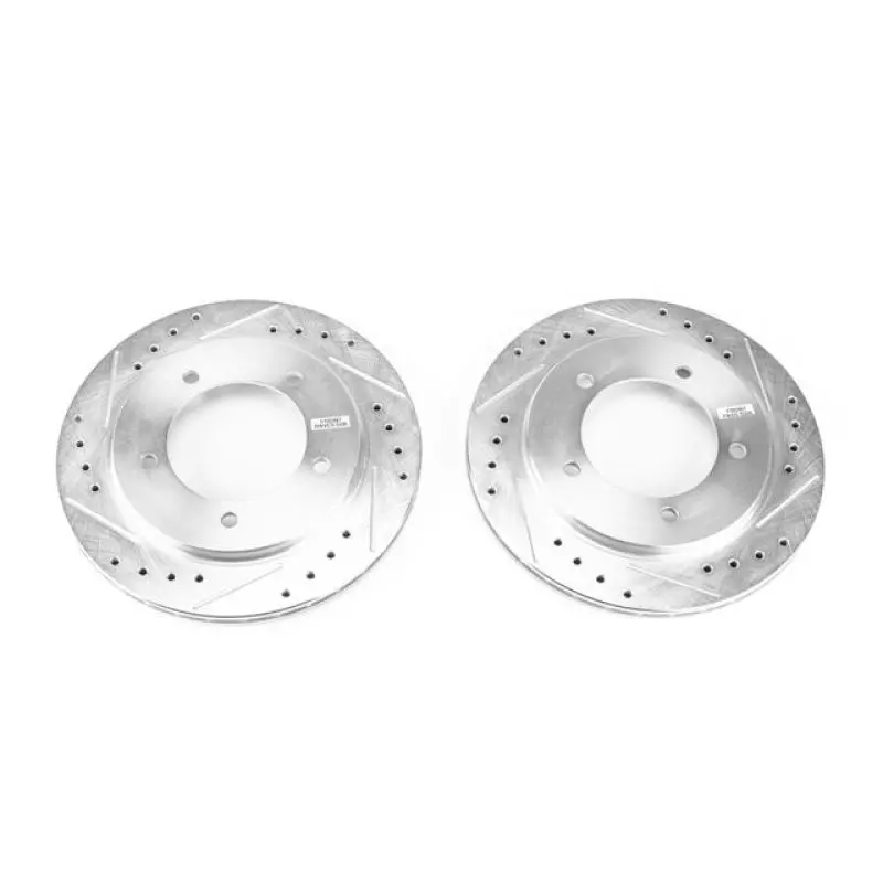 Power Stop 99-04 Chevrolet Tracker Front Evolution Drilled & Slotted Rotors - Pair 1