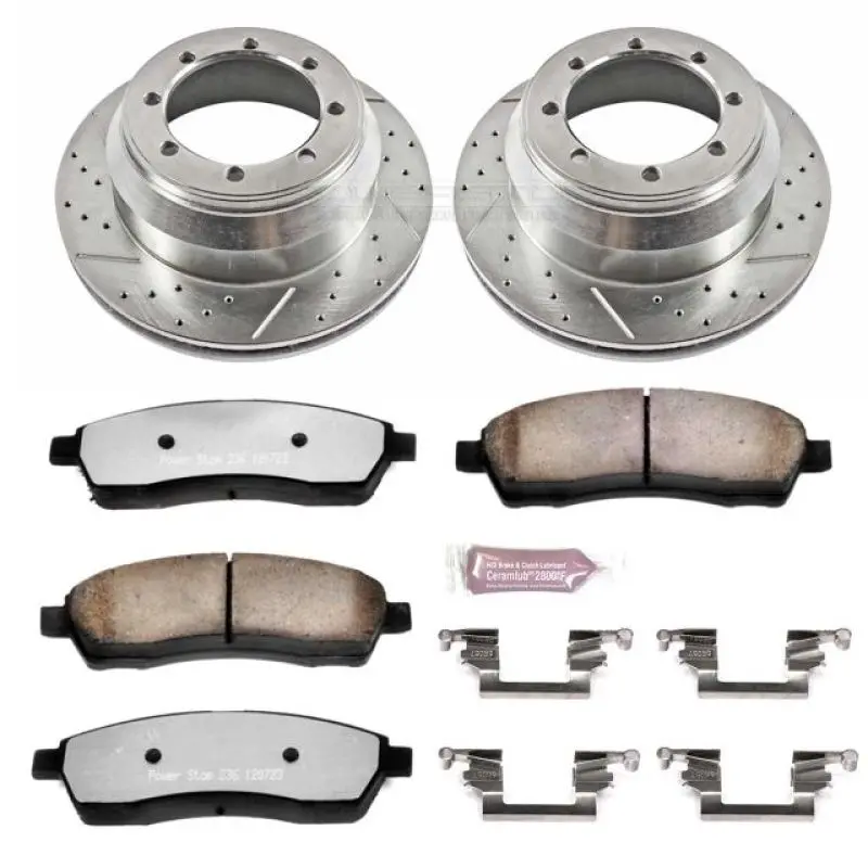 Power Stop 99-04 Ford F-350 Super Duty Rear Z36 Truck & Tow Brake Kit 1
