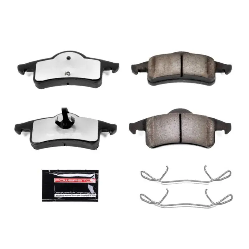 Power Stop 99-04 Jeep Grand Cherokee Rear Z36 Truck & Tow Brake Pads W/Hardware 1