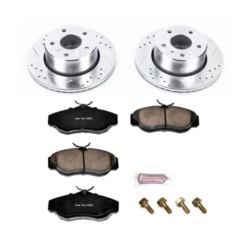 Power Stop 99-04 Land Rover Discovery Front Z23 Evolution Sport Brake Kit 1