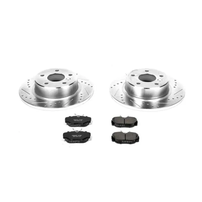 Power Stop 99-04 Land Rover Discovery Rear Z23 Evolution Sport Brake Kit 1