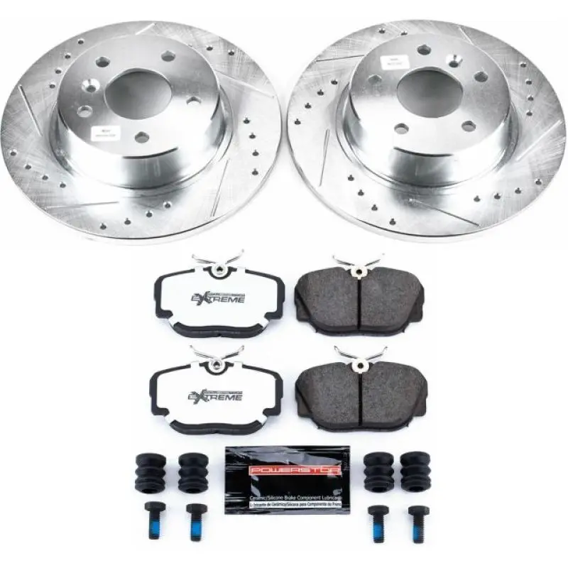 Power Stop 99-04 Land Rover Discovery Rear Z26 Street Warrior Brake Kit 1