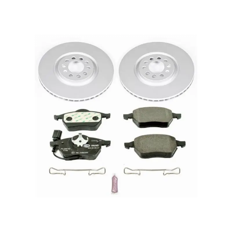 Power Stop 99-06 Audi Tt Front Euro-Stop Brake Kit 1