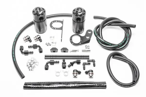 Radium 2017+ Honda Civic Type-R Fluid Lock Dual Catch Can Kit | 20-0826-Fl 1