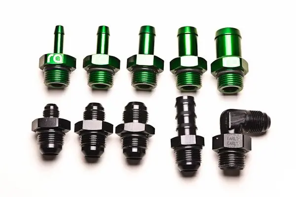Radium Engineering -6An 45 Degree Push-Lok Hose End | 14-0202 1