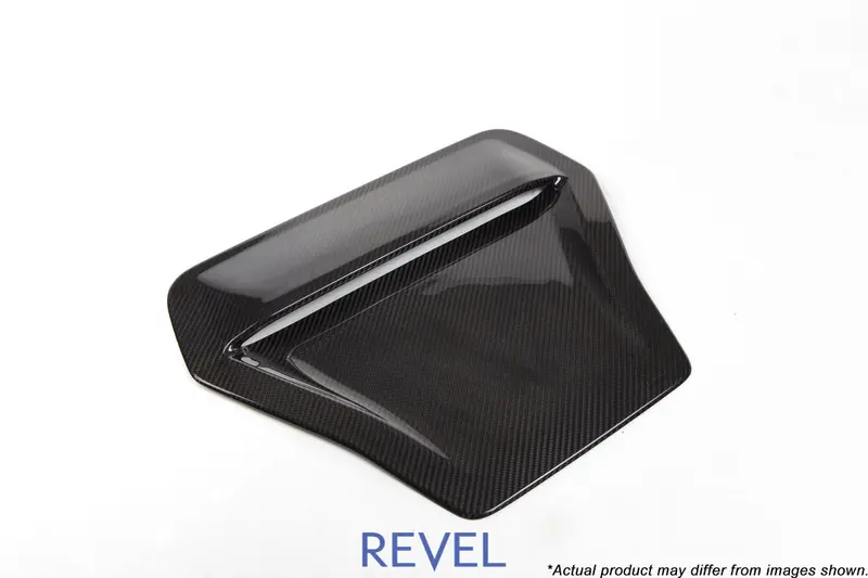 Revel Gt Dry Carbon Engine Hood Scoop Cover For 2017-2021 Honda Civic Type-R 1