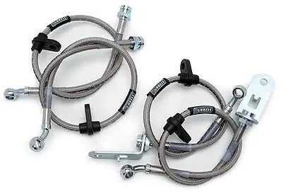 Russell Performance 03-06 Mitsubishi Lancer Evolution Stainless Steel Brake Hoses 2