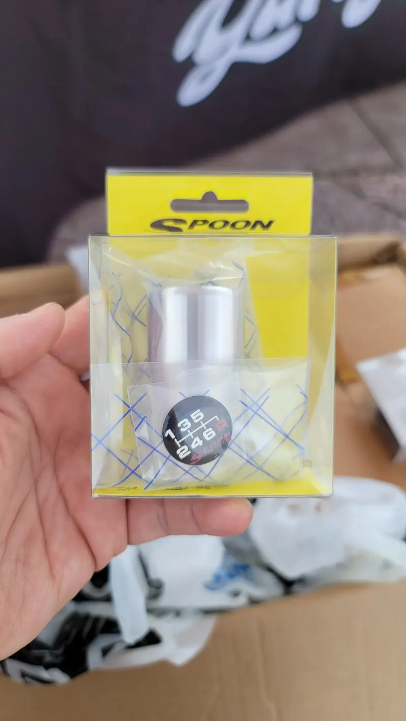 Spoon Sports Shift Knob Silver 6-Speed (All-54102-002) 1