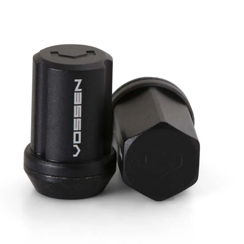 Vossen 35Mm Lock Nut - 12X1.25 - 19Mm Hex - Cone Seat - Black (Set Of 4) 1