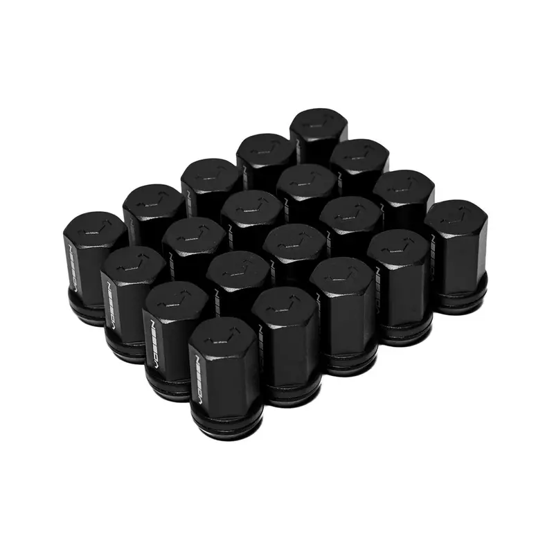 Vossen 35Mm Lug Nut - 14X1.5 - 19Mm Hex - Cone Seat - Black (Set Of 20) 1